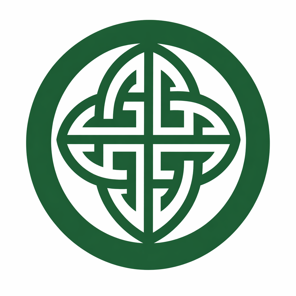 Hayseed circular knot logo